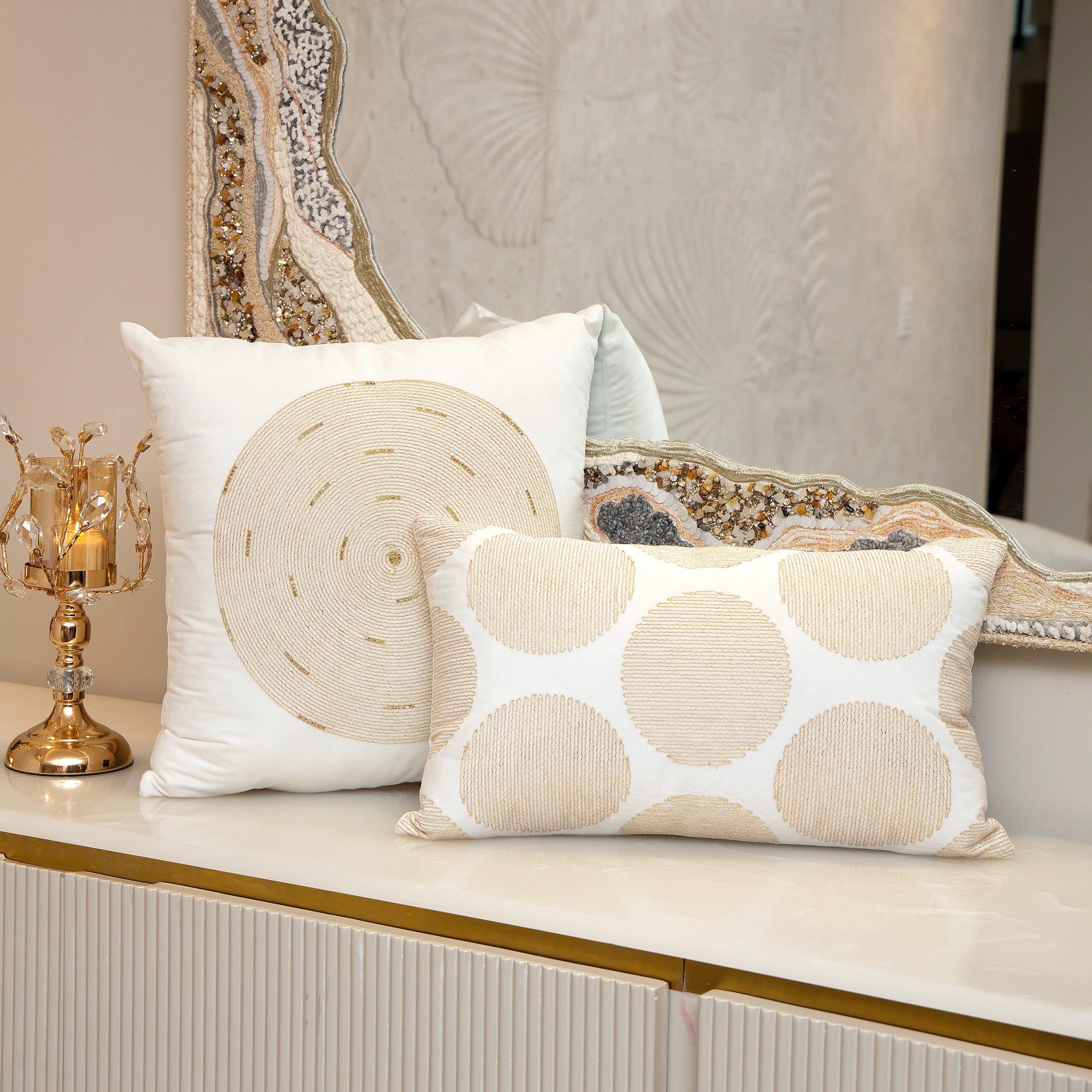 CONCENTRIC CIRCLES SET OF 2